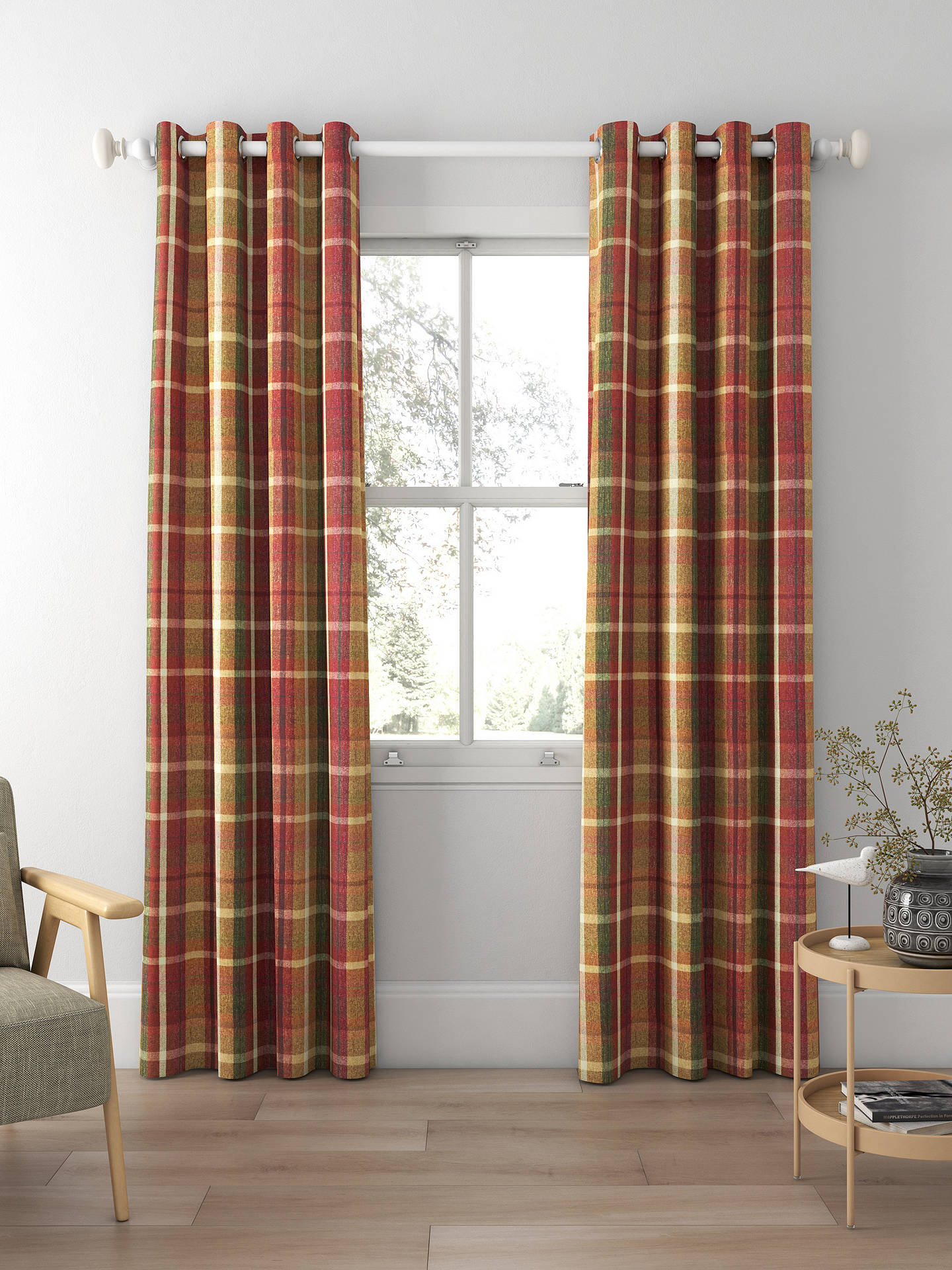 Prestigious Textiles Galloway Made to Measure Curtains, Rustic