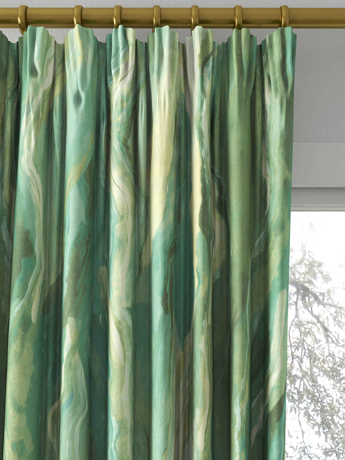 Prestigious Textiles Lava Made to Measure Curtains, Seafoam