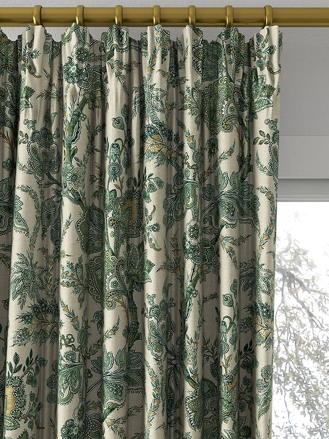 GP & J Baker Jewel Indienne Made to Measure Curtains, Emerald