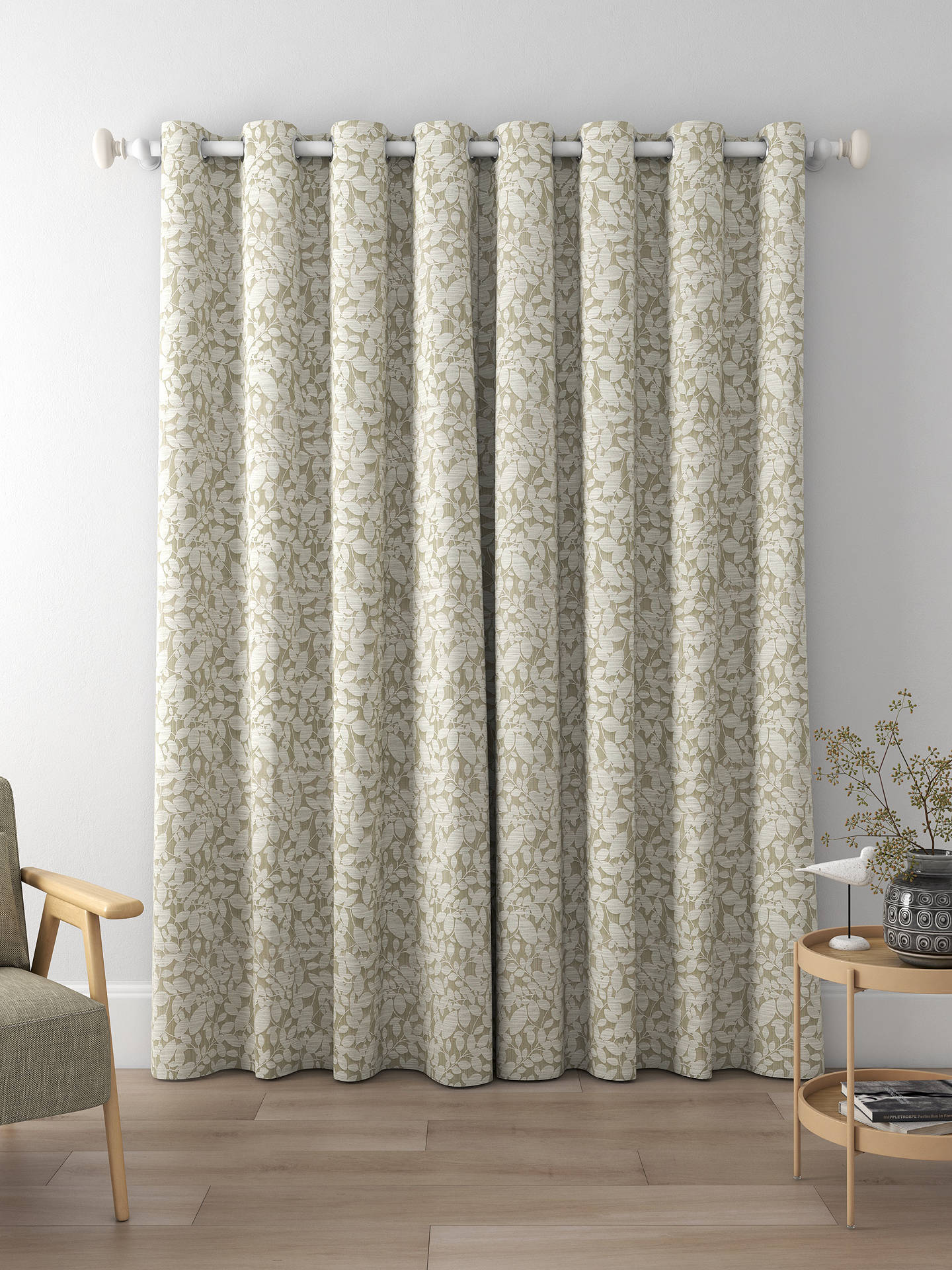 Prestigious Textiles Jude Made to Measure Curtains, Alabaster