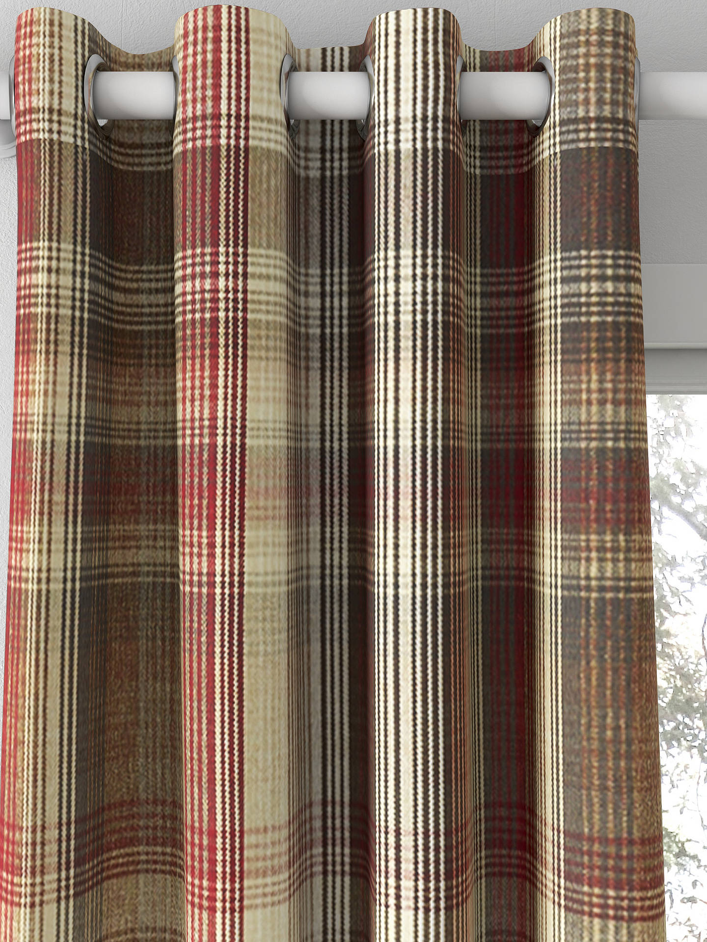 Prestigious Textiles Felix Made to Measure Curtains, Redwood