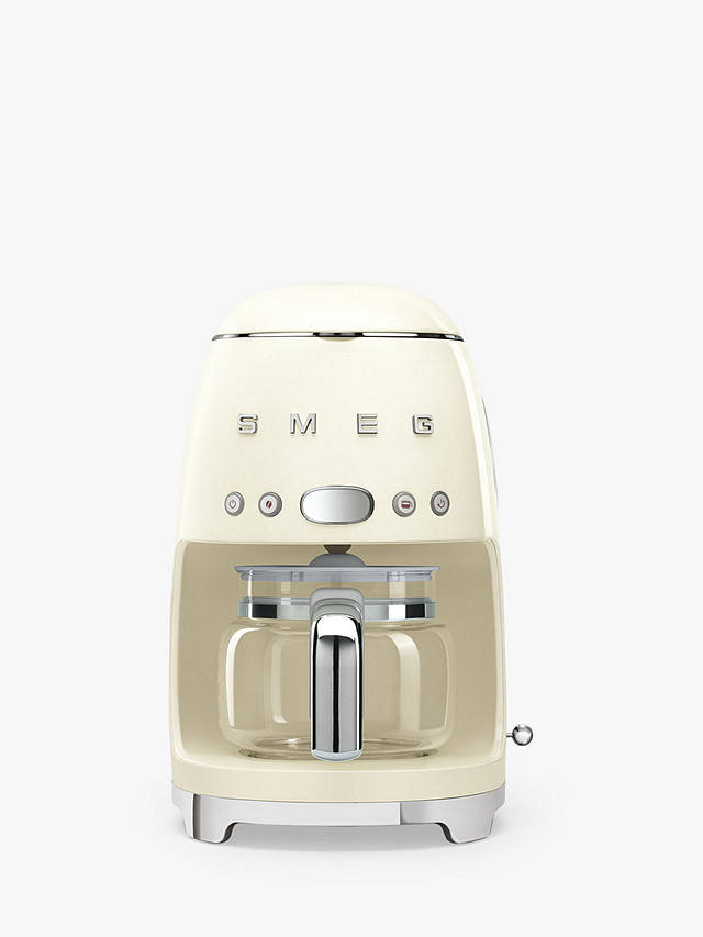 johnlewis.com | Smeg DCF02 Drip Coffee Machine, Cream