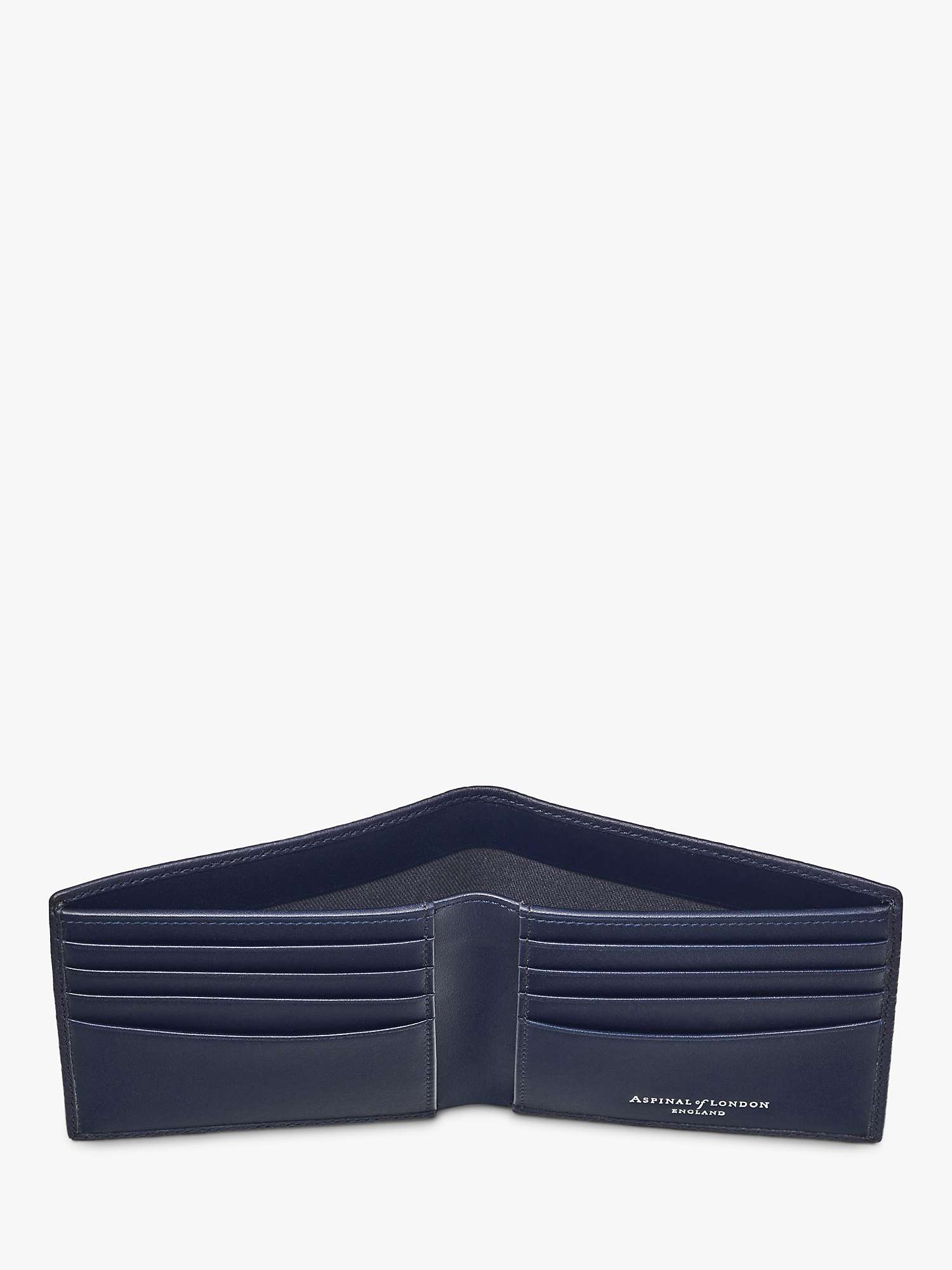 Buy Aspinal of London 8 Card Billfold Pebble Leather Billfold Wallet Online at johnlewis.com