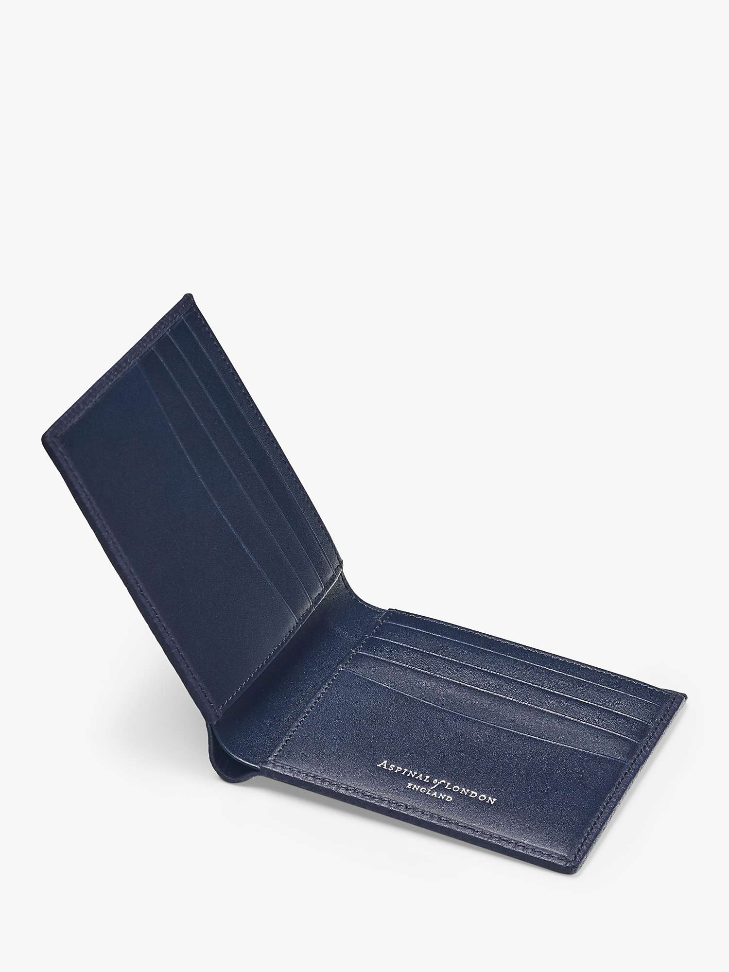 Buy Aspinal of London 8 Card Billfold Pebble Leather Billfold Wallet Online at johnlewis.com