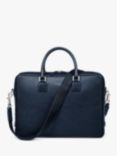 Aspinal of London Mount Street Small Pebble Grain Leather Laptop Bag