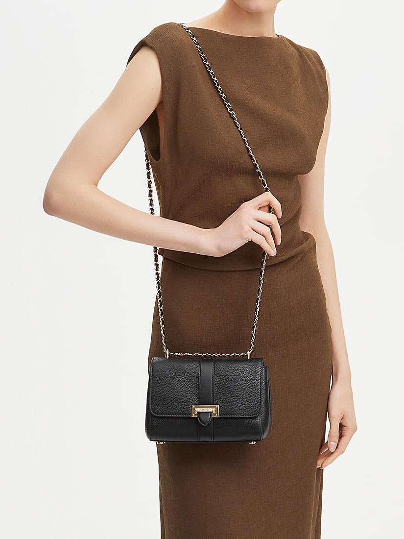 Buy Aspinal of London Lottie Small Pebble Leather Shoulder Bag Online at johnlewis.com