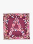 Aspinal of London Ombre A Floral Silk Square Scarf
