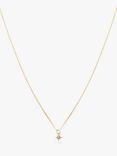 Leah Alexandra Star Cubic Zirconia Pendant Necklace, Gold