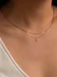 Leah Alexandra Star Cubic Zirconia Pendant Necklace, Gold