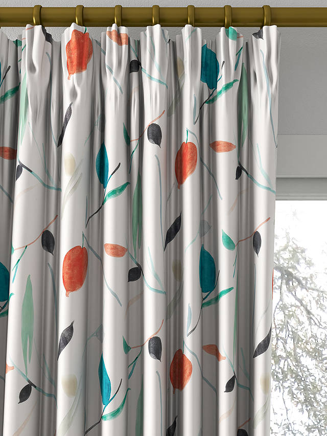 Scion Oxalis Made to Measure Curtains, Pimento/Marine