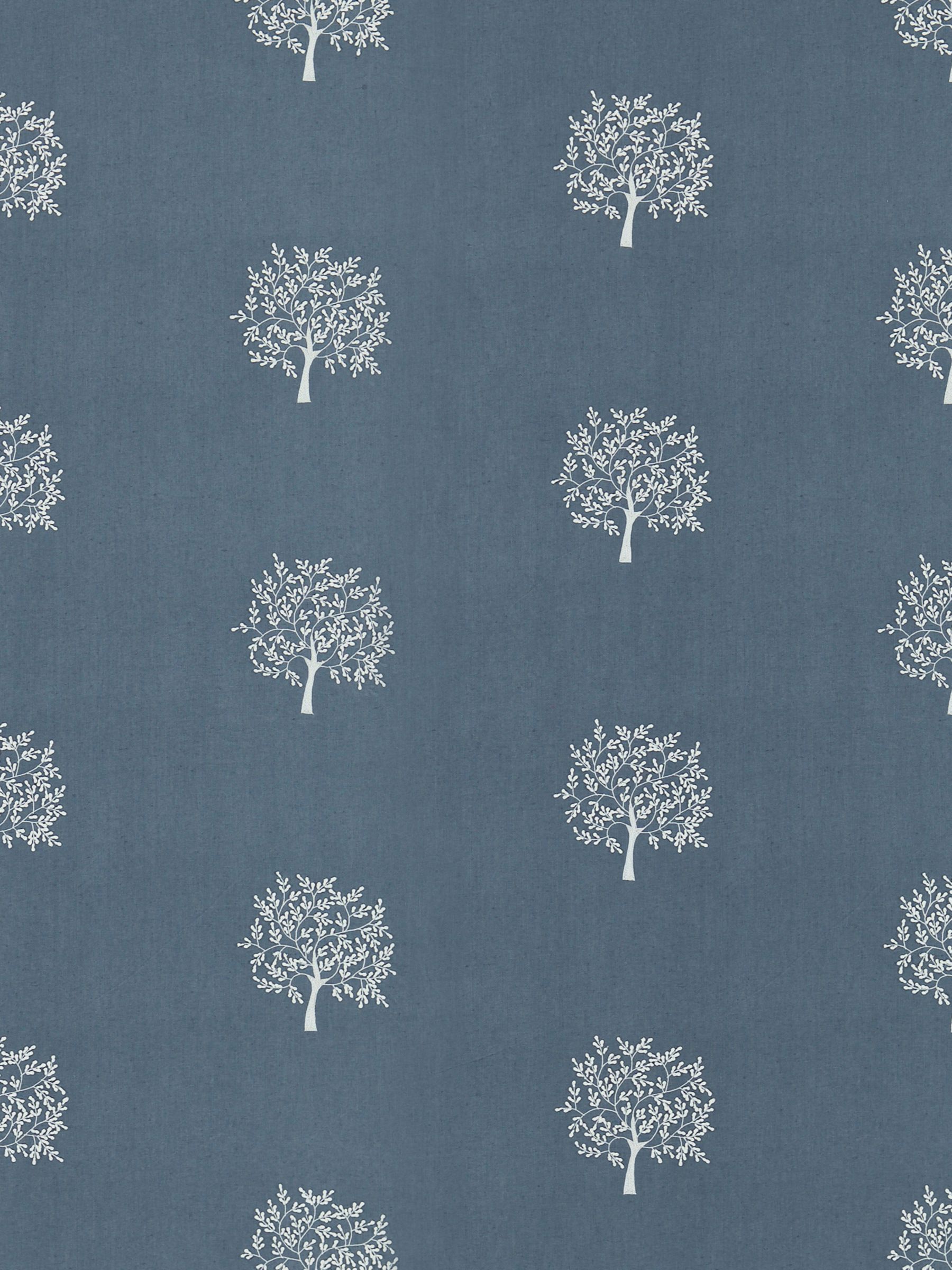 Morris & Co. Woodland Tree Made to Measure Curtains, Grey/Blue/Ivory