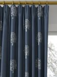 Morris & Co. Woodland Tree Made to Measure Curtains or Roman Blind, Grey/Blue/Ivory