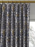 Morris & Co. Snakeshead Made to Measure Curtains or Roman Blind, Indigo/Hemp