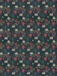 Morris & Co. Compton Made to Measure Curtains or Roman Blind, Indigo/Green