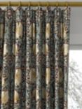 Morris & Co. Pimpernel Print Made to Measure Curtains or Roman Blind, Bullrush/Slate
