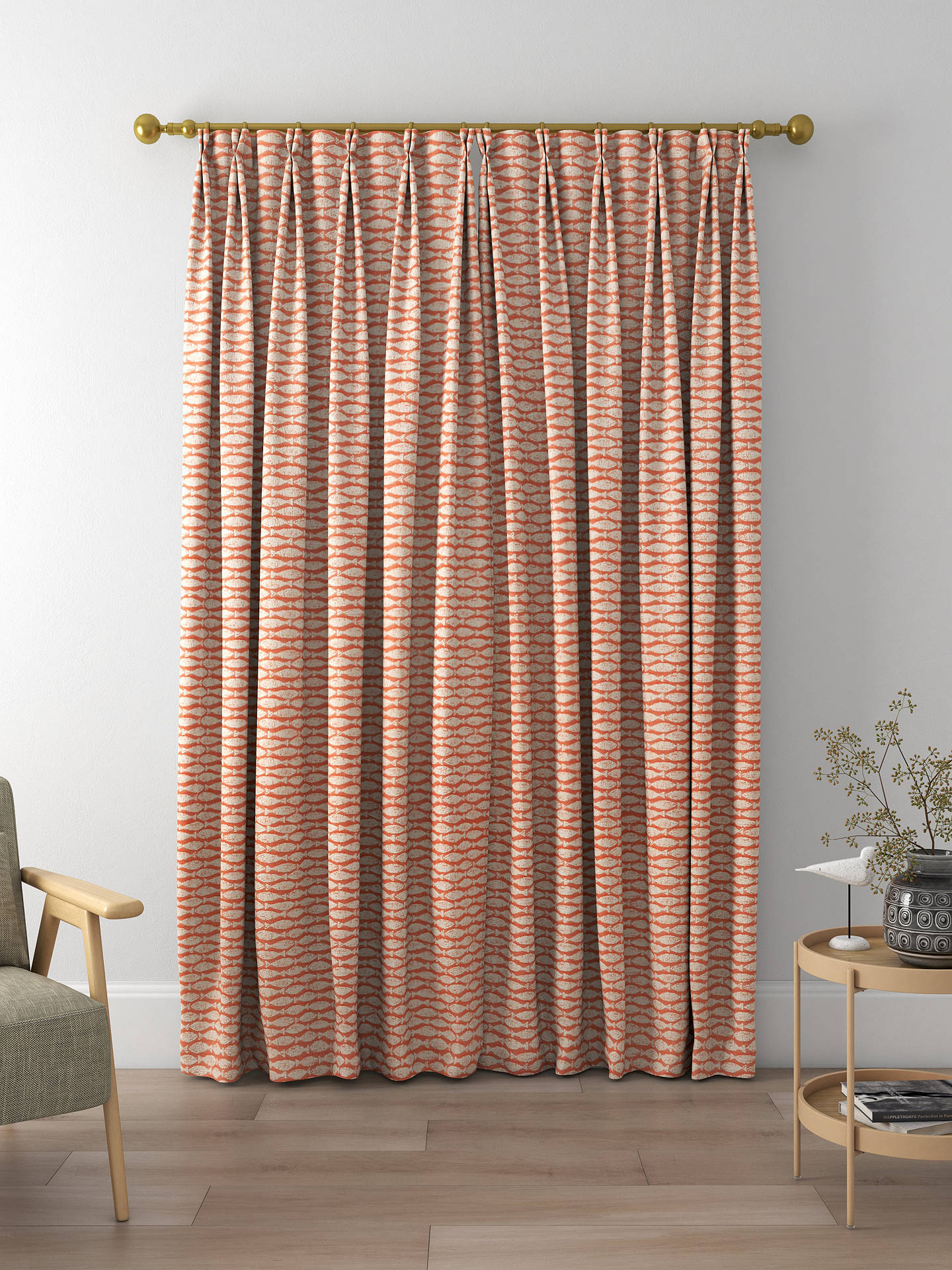 Scion Samaki Made to Measure Curtains, Paprika