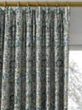 Morris & Co. Little Chintz Made to Measure Curtains or Roman Blind, Blue/Fennel