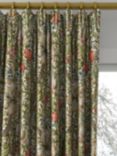 Morris & Co. Golden Lily Made to Measure Curtains or Roman Blind, Green/Gold