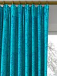 Morris & Co. Ben Pentreath Marigold Made to Measure Curtains or Roman Blind, Navy/Turquoise
