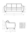 G Plan Vintage The Sixty Eight Large 3 Seater Sofa, Plush Umber