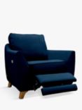 G Plan Vintage The Sixty Eight Armchair with Footrest Mechanism, Plush Indigo
