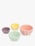 Eleanor Bowmer Stackable Ceramic Measuring Cups, Set of 4, Assorted