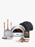 DeliVita Pizza Lover’s Collection Wood-Fired Portable Outdoor Oven, Cover, Utensils & Starter Set, Hale Grey