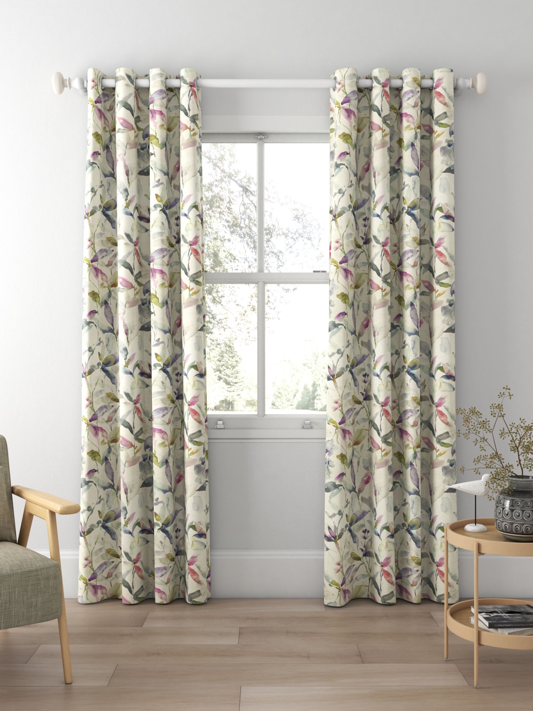 Voyage Naura Made to Measure Curtains, Fig Natural