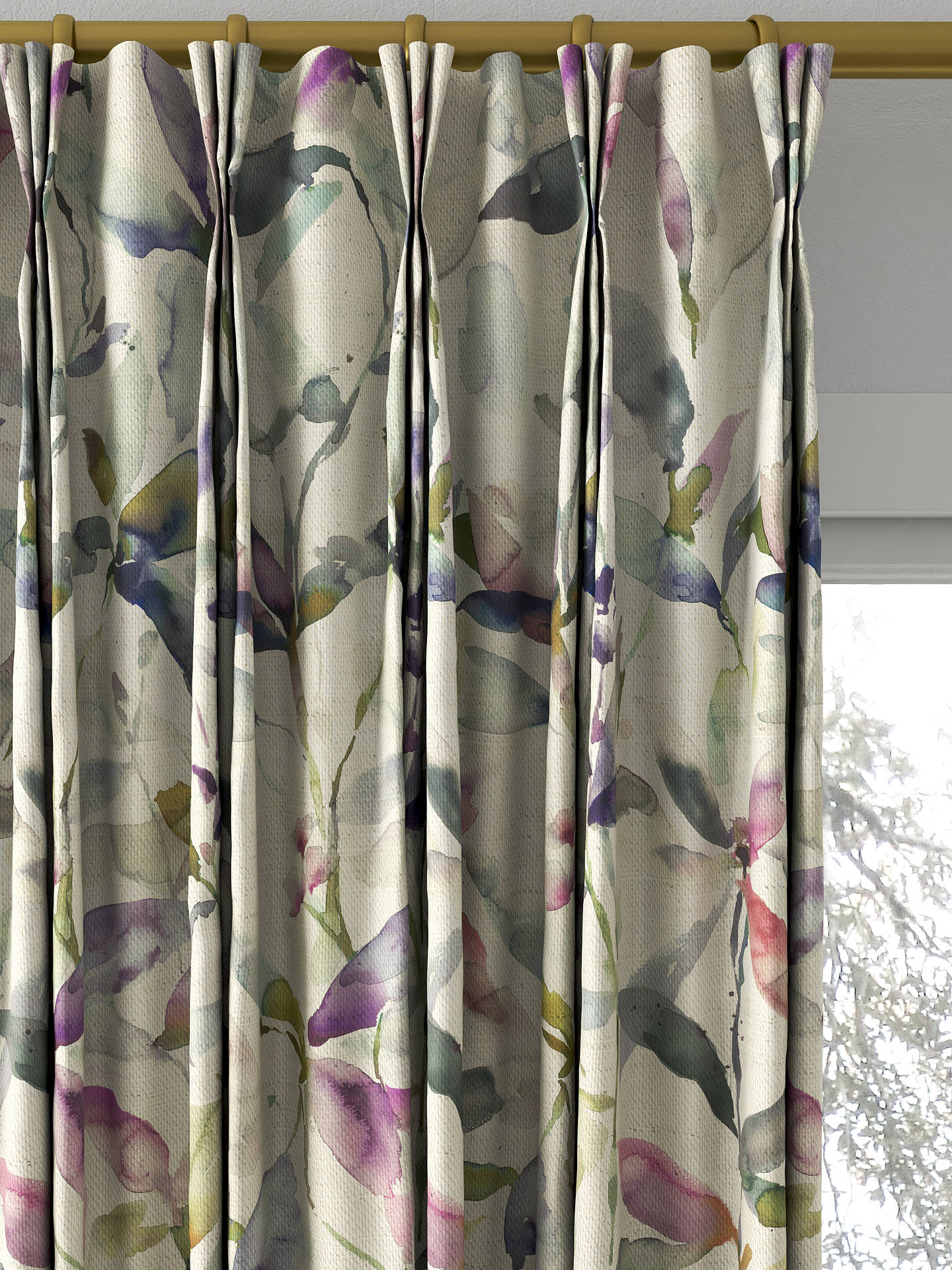 Voyage Naura Made to Measure Curtains, Fig Natural