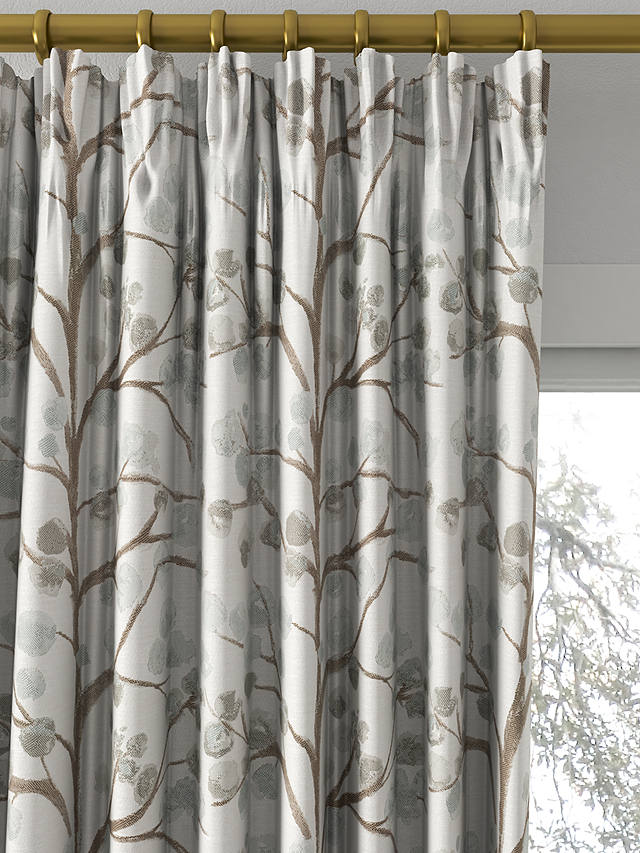 Voyage Topola Made to Measure Curtains, Slate