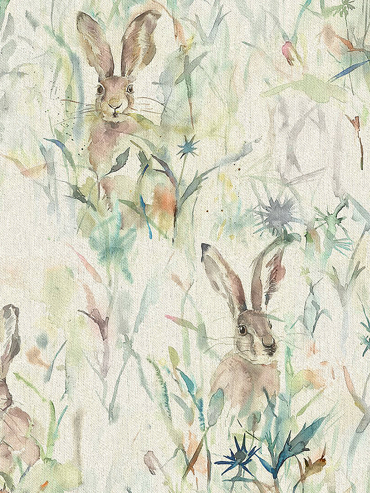 Voyage Jack Rabbit Made to Measure Curtains, Cream