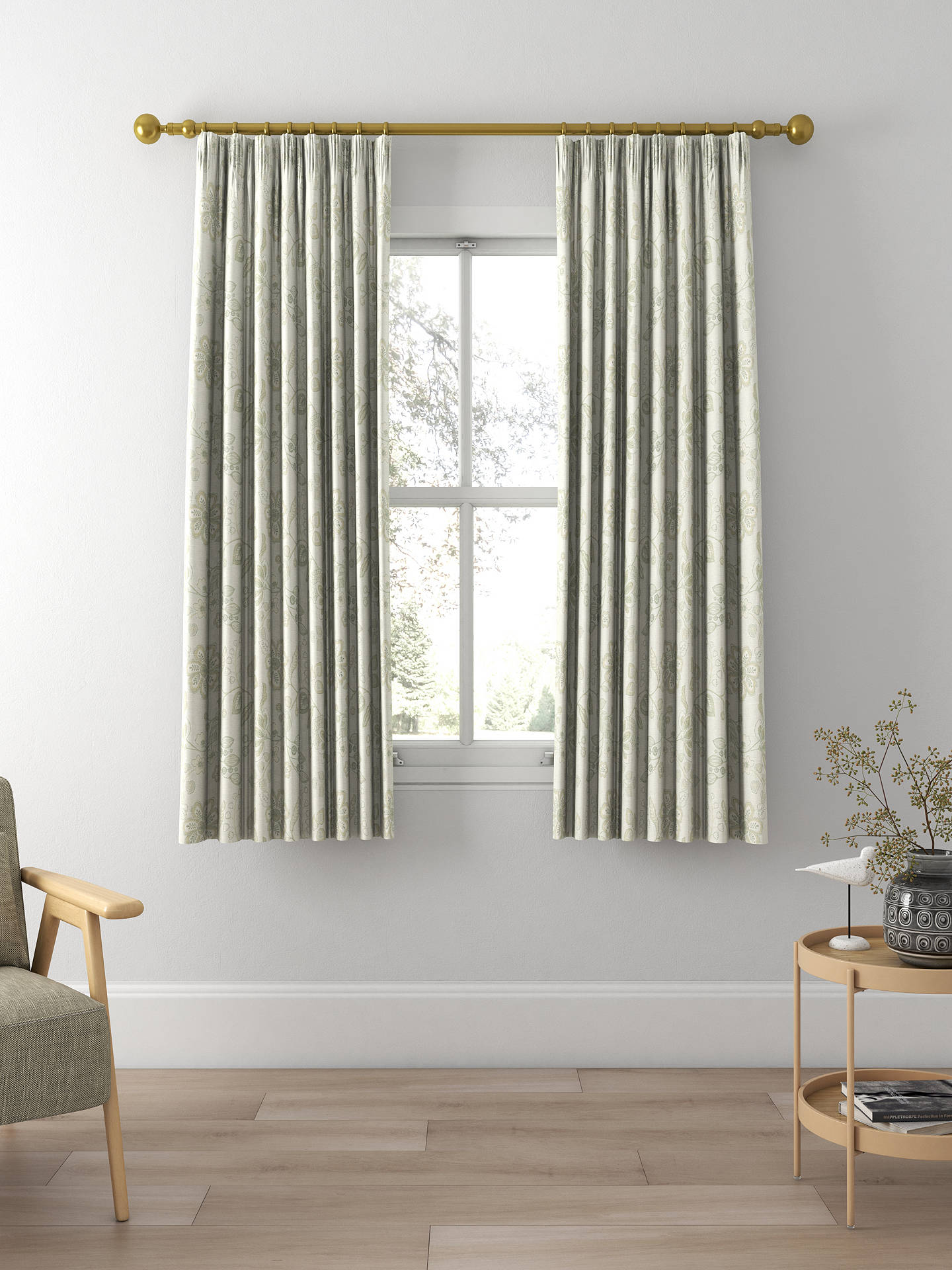 Voyage Hartwell Made to Measure Curtains, Natural