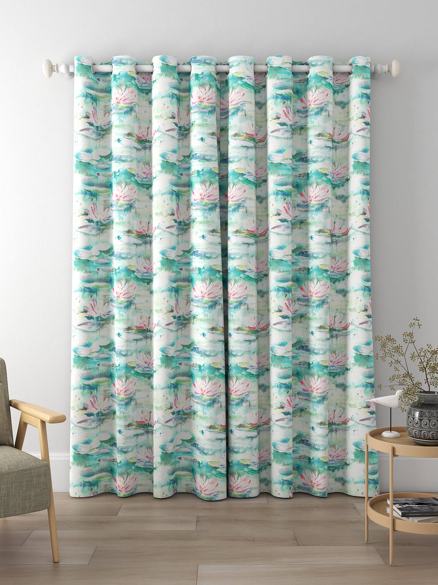 Voyage Perdita Made to Measure Curtains, Moonstone