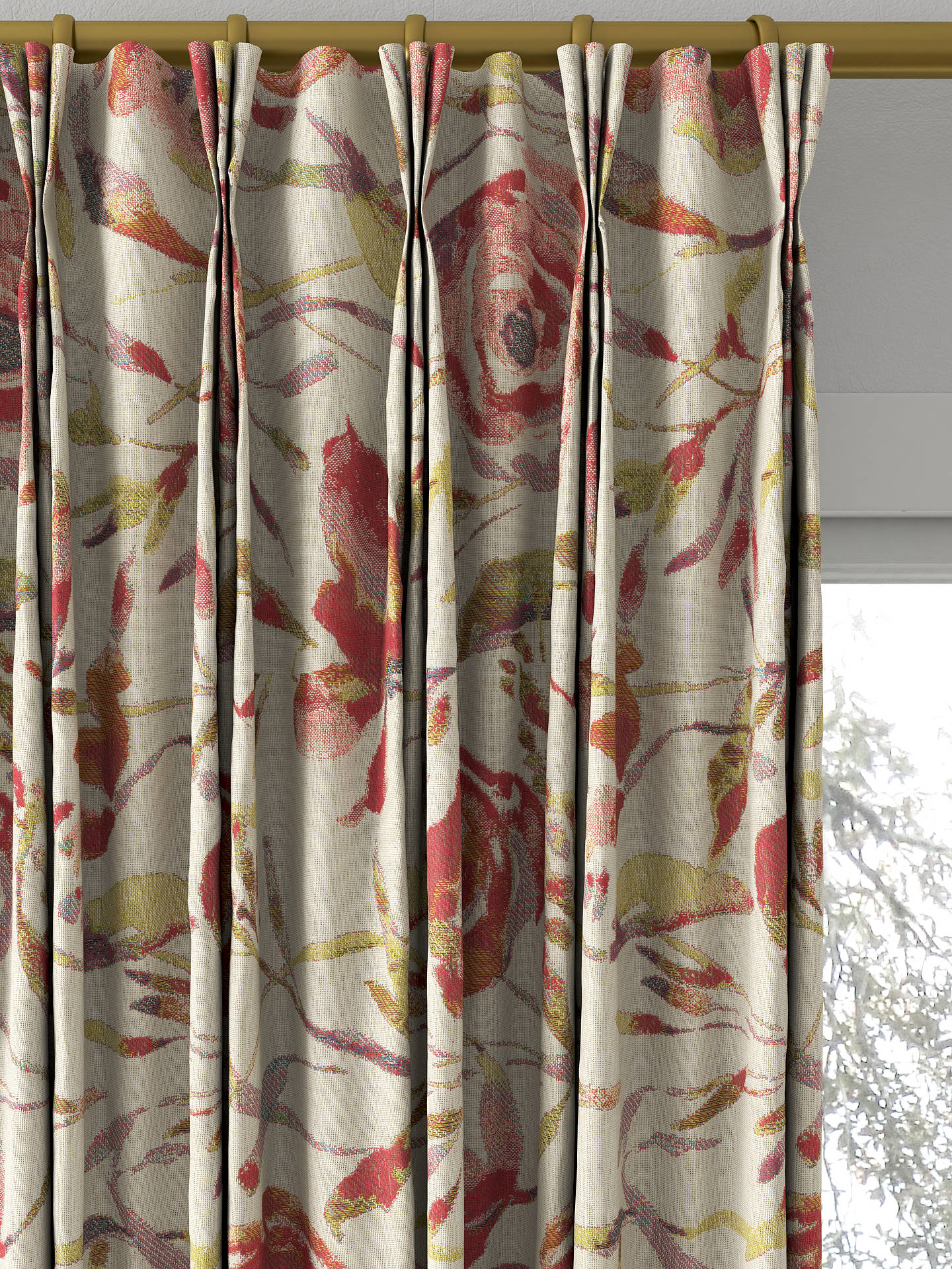 Voyage Meerwood Made to Measure Curtains, Poppy