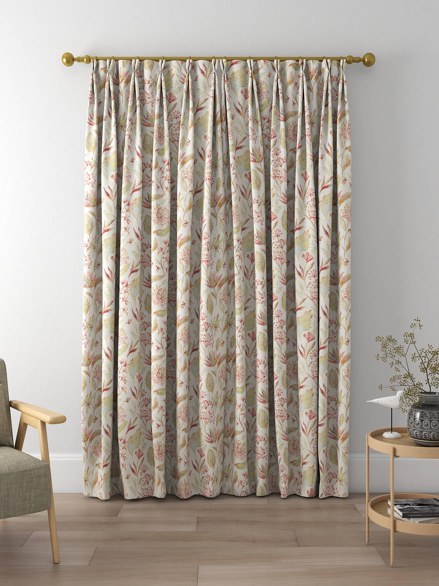 Voyage Elder Made to Measure Curtains, Coral