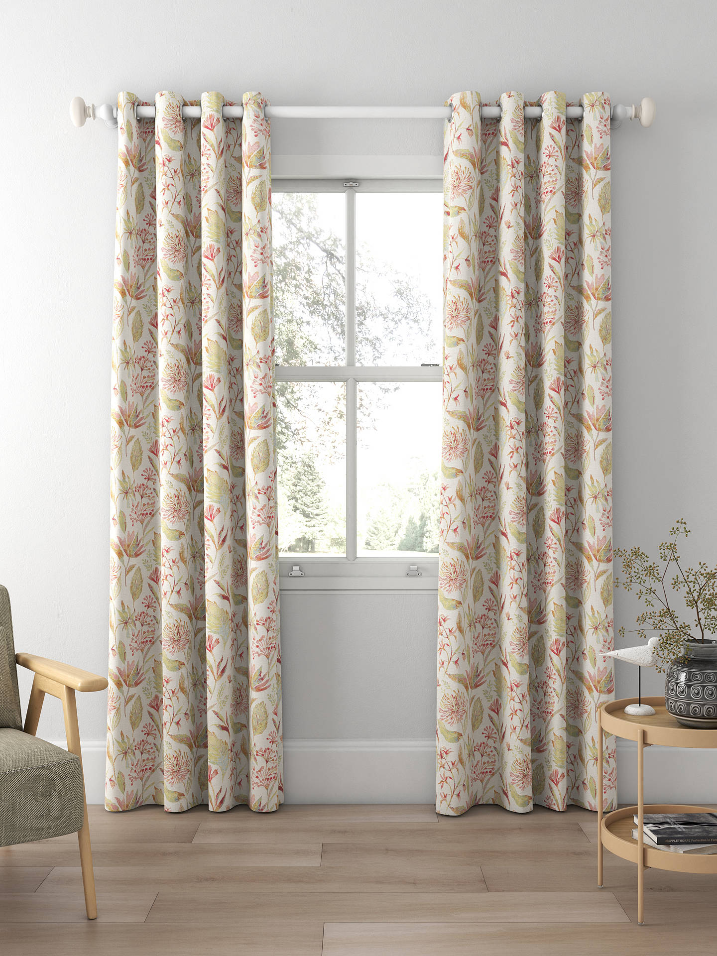 Voyage Elder Made to Measure Curtains, Coral