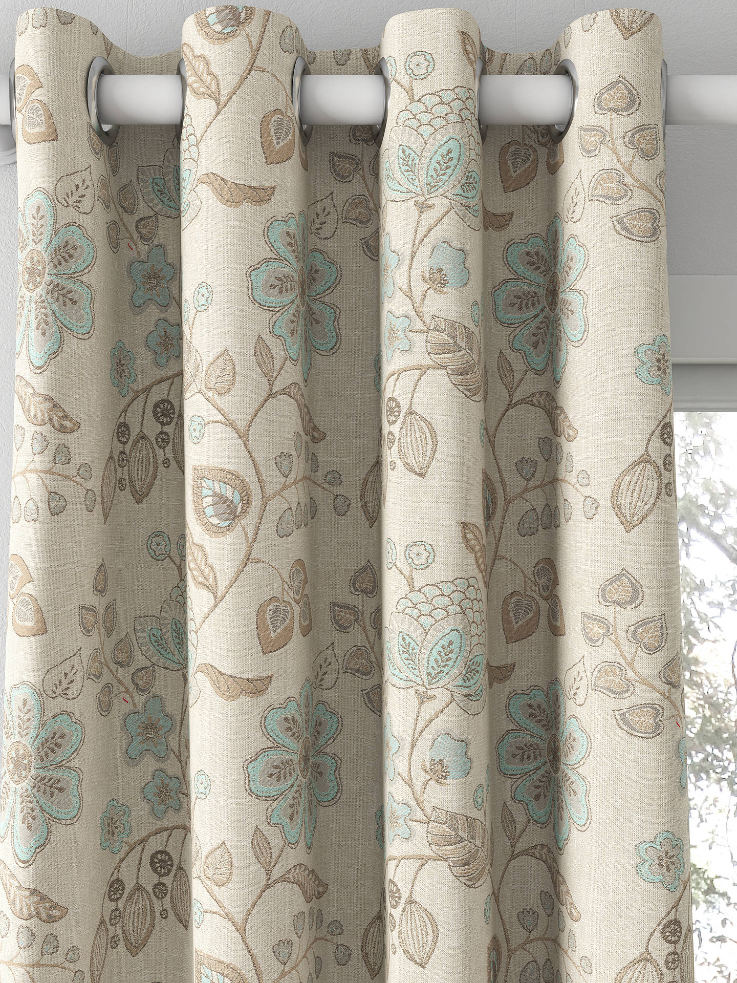 Voyage Hartwell Made to Measure Curtains, Duck Egg