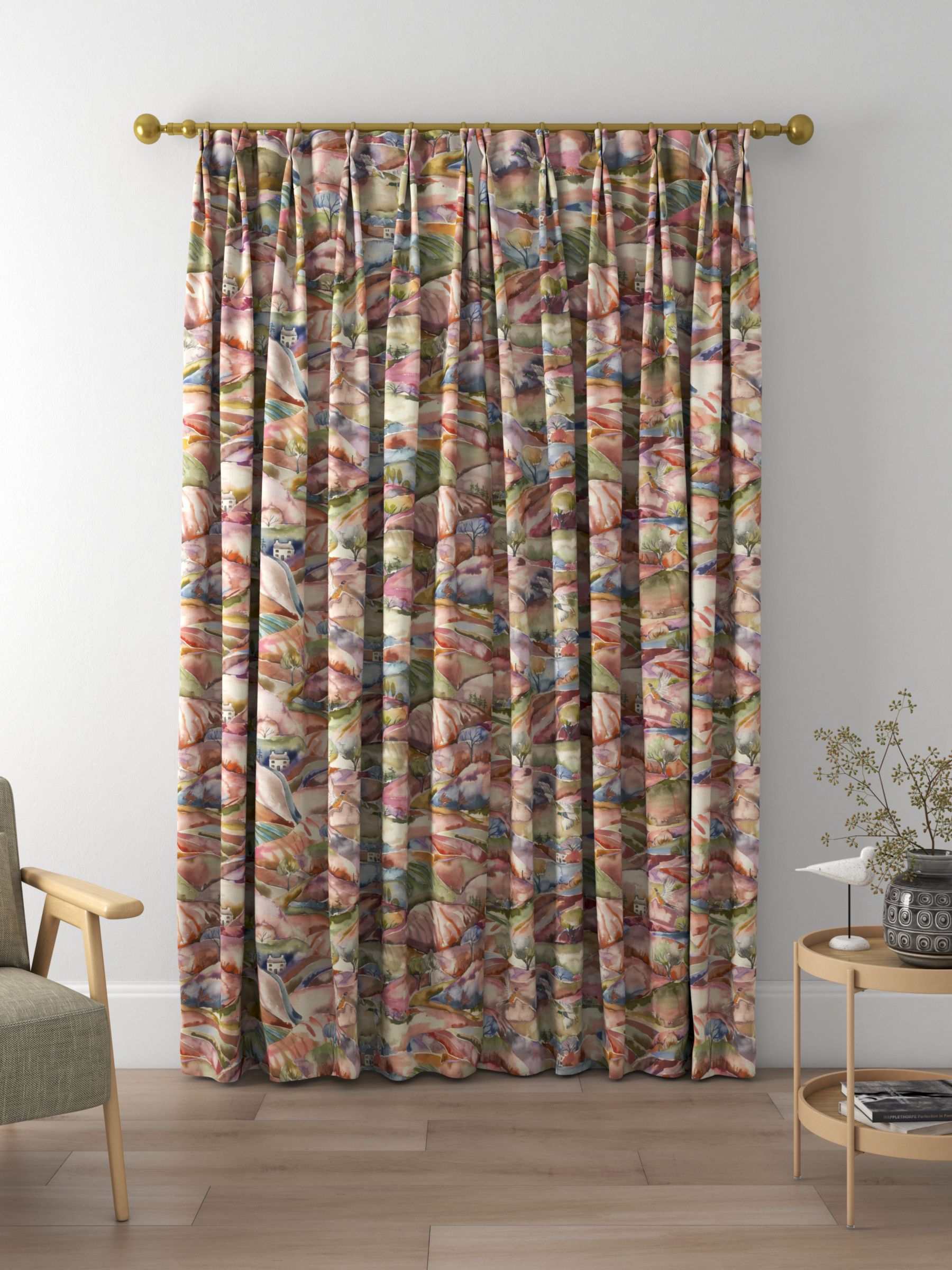 Voyage Ambleside Made to Measure Curtains, Russet