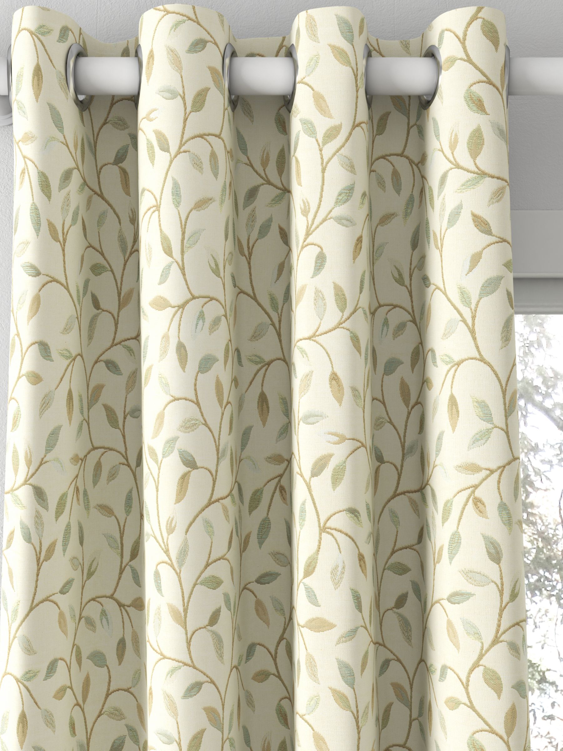 Voyage Cervino Made to Measure Curtains, Robins Egg