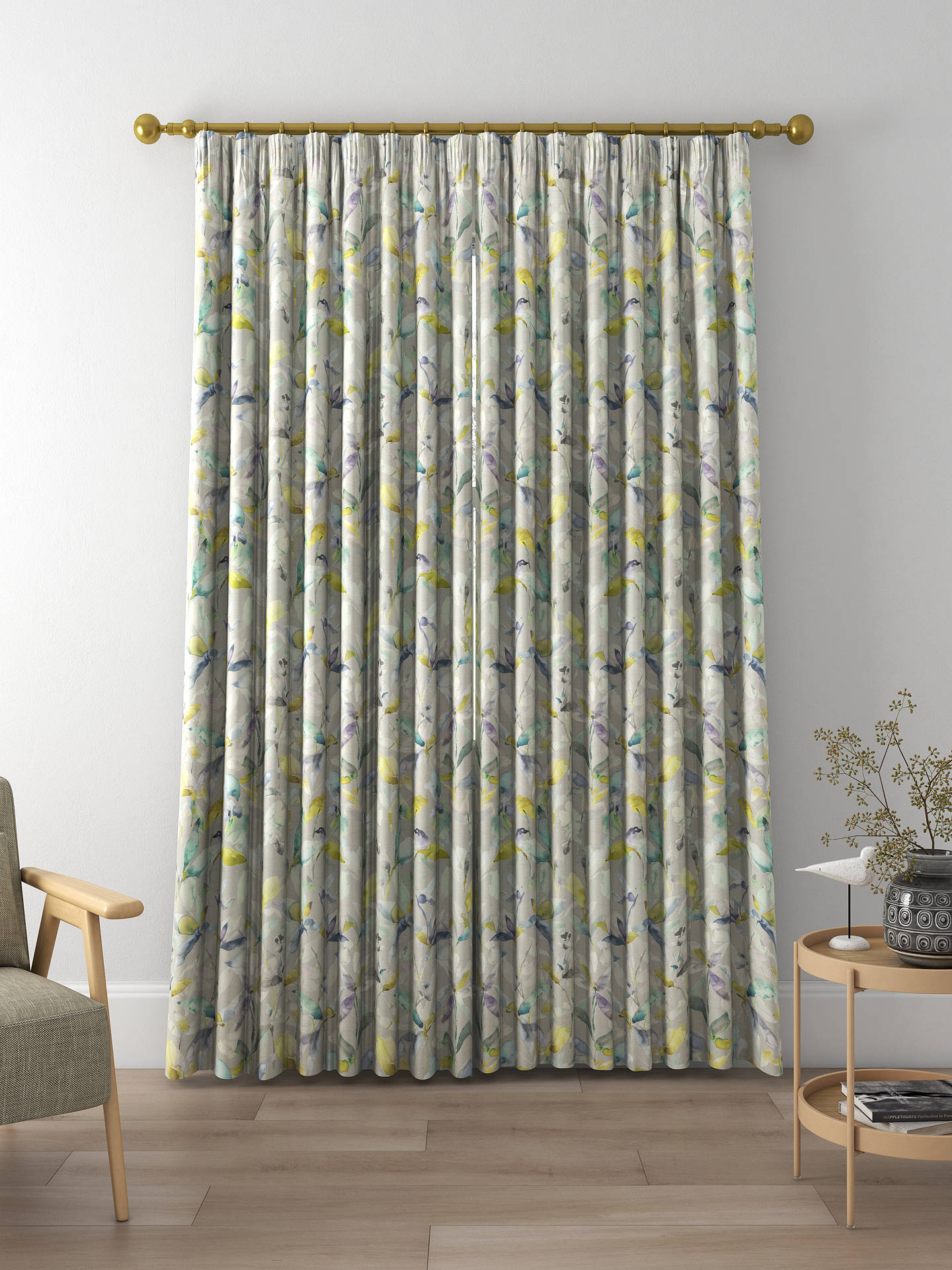 Voyage Naura Made to Measure Curtains, Zest