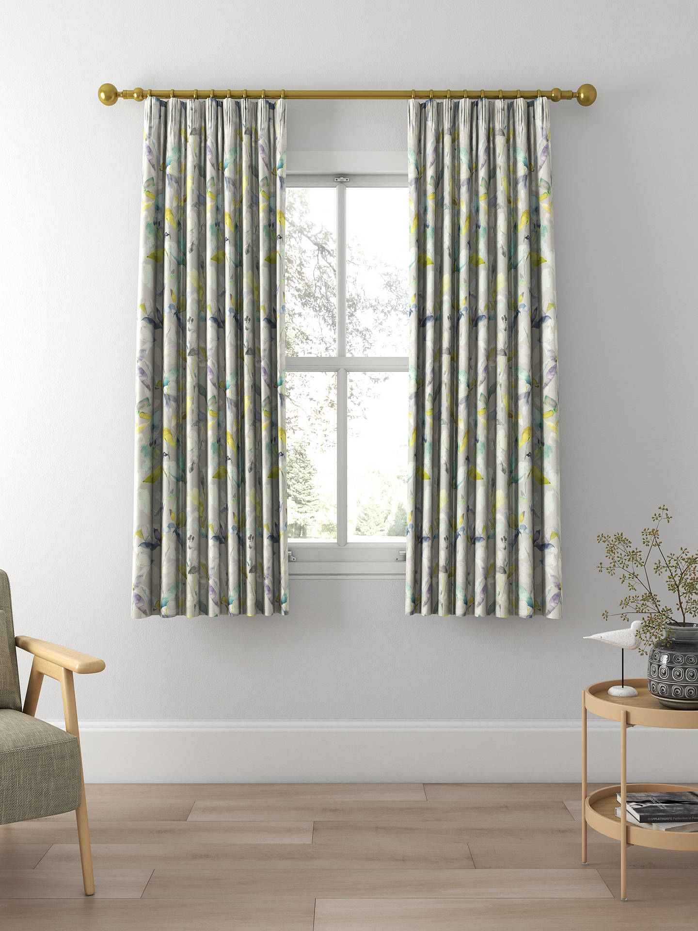 Voyage Naura Made to Measure Curtains, Zest