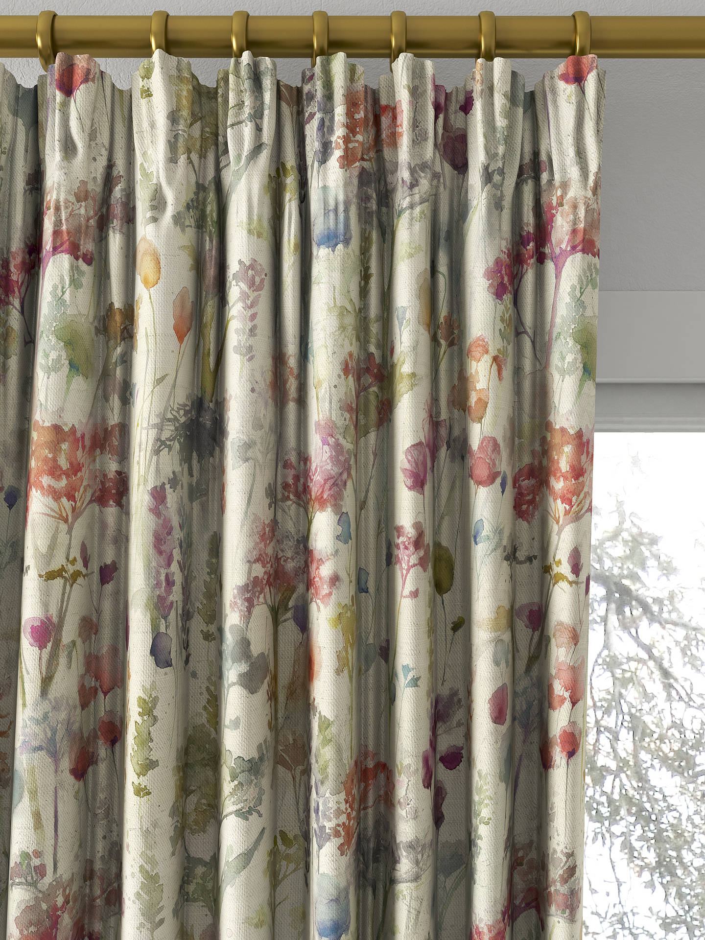 Voyage Ilinzas Made to Measure Curtains, Poppy Natural