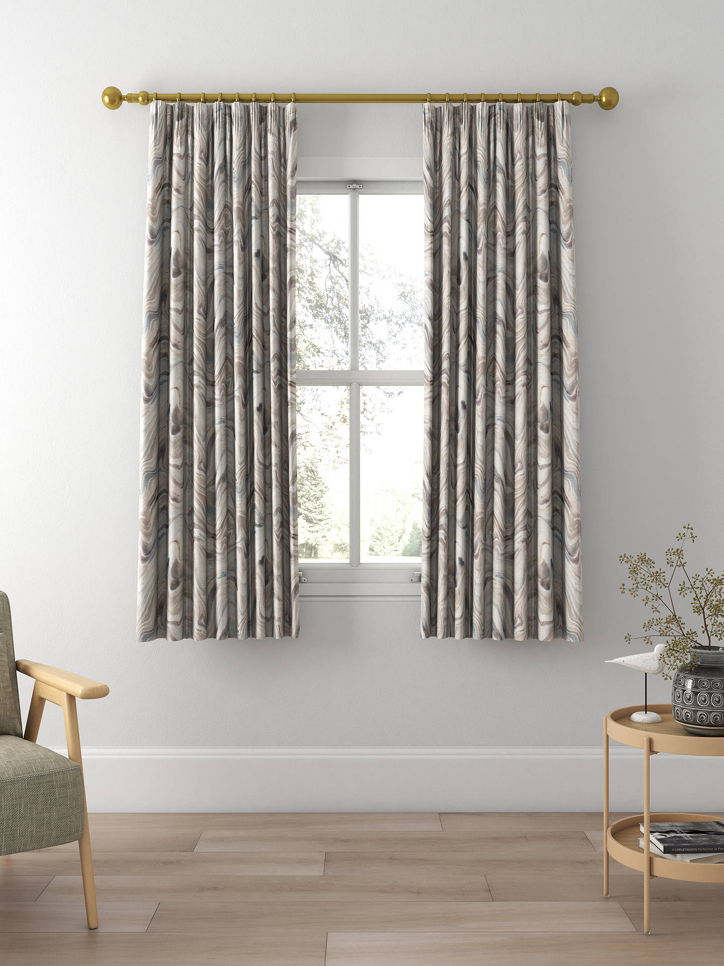Voyage Jasper Made to Measure Curtains, Agate