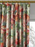 Voyage Dusky Blooms Made to Measure Curtains or Roman Blind, Russet