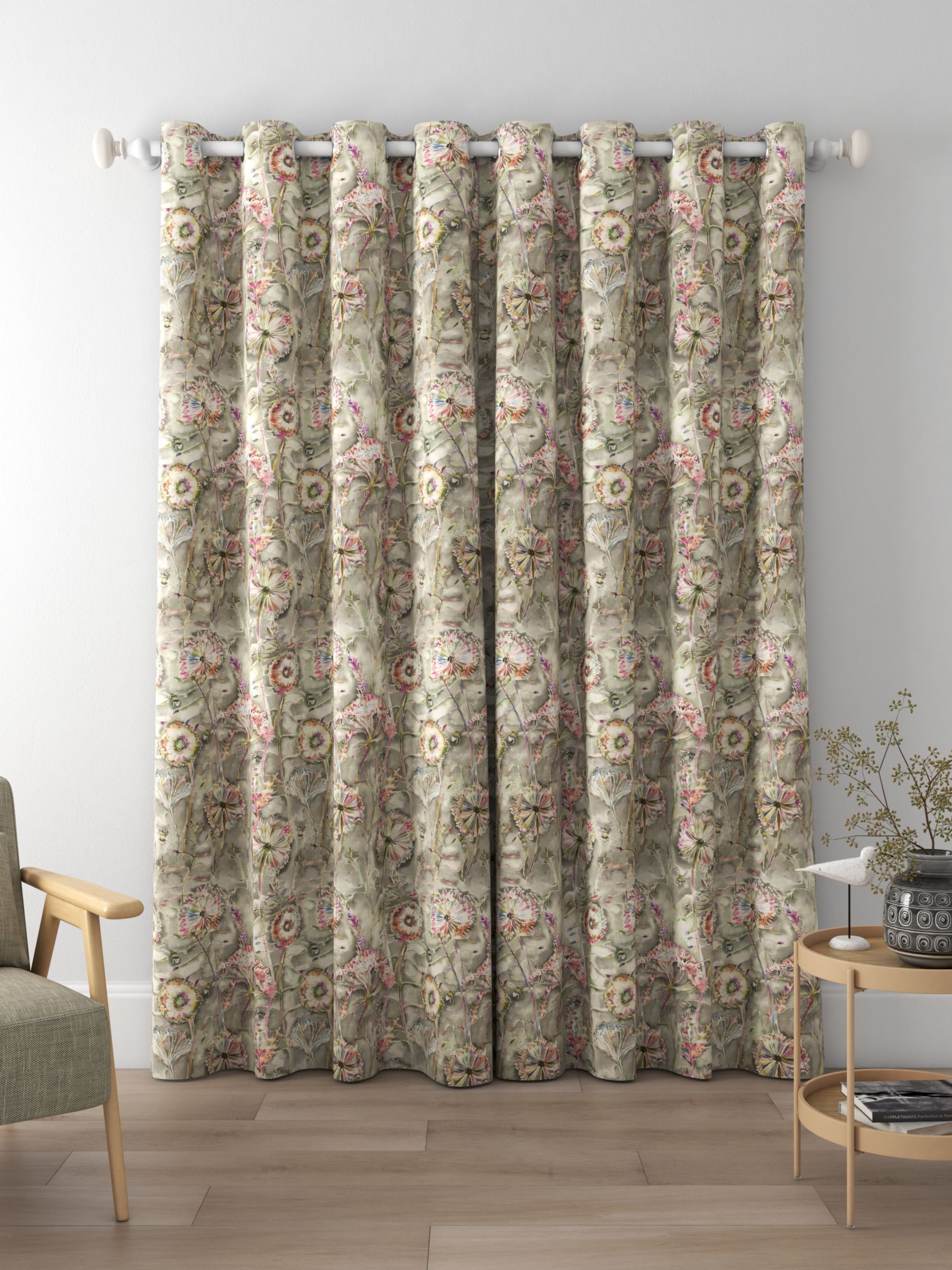 Voyage Langdale Made to Measure Curtains, Orchid