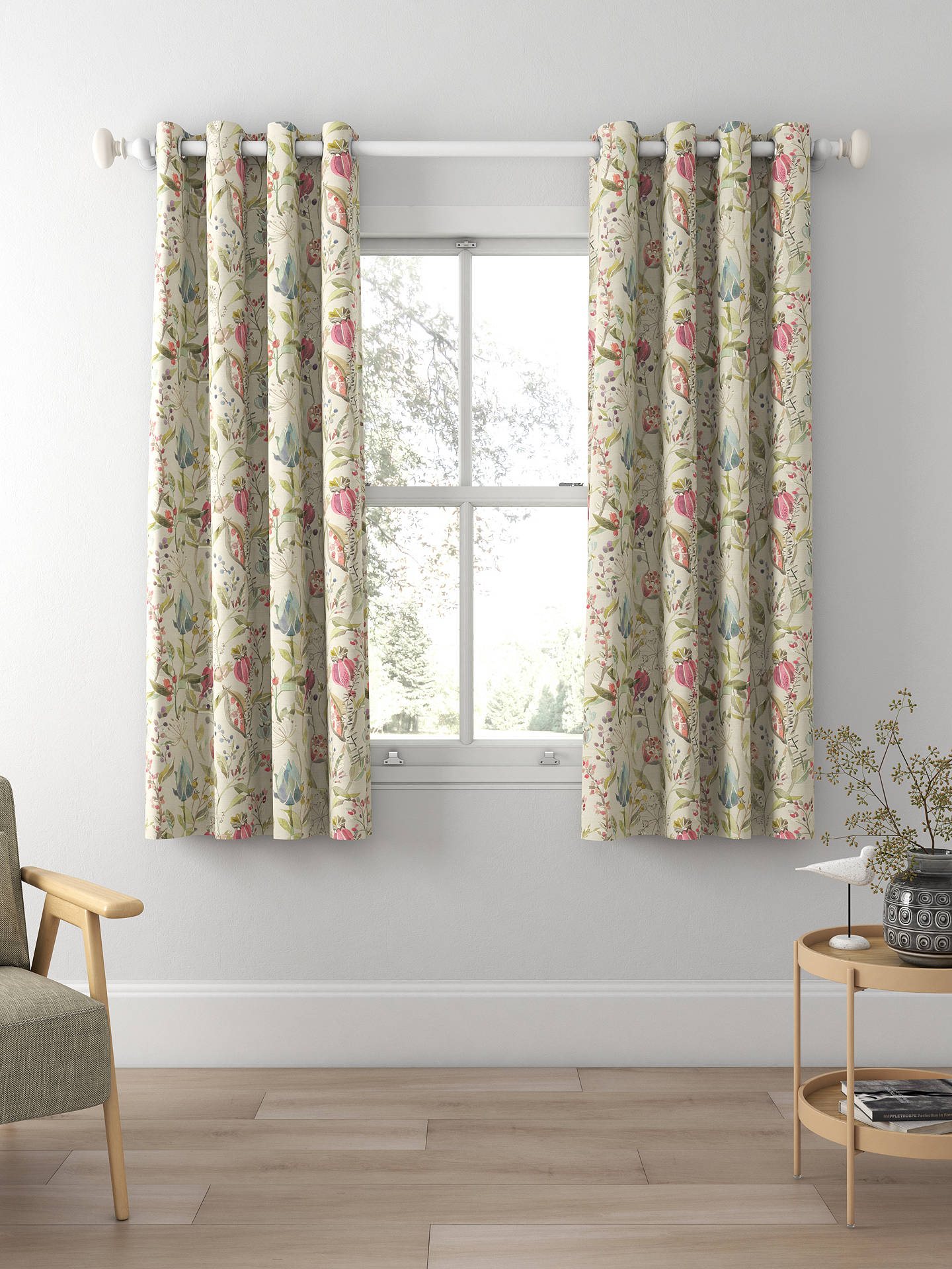 Voyage Kelston Made to Measure Curtains, Sorbet Linen