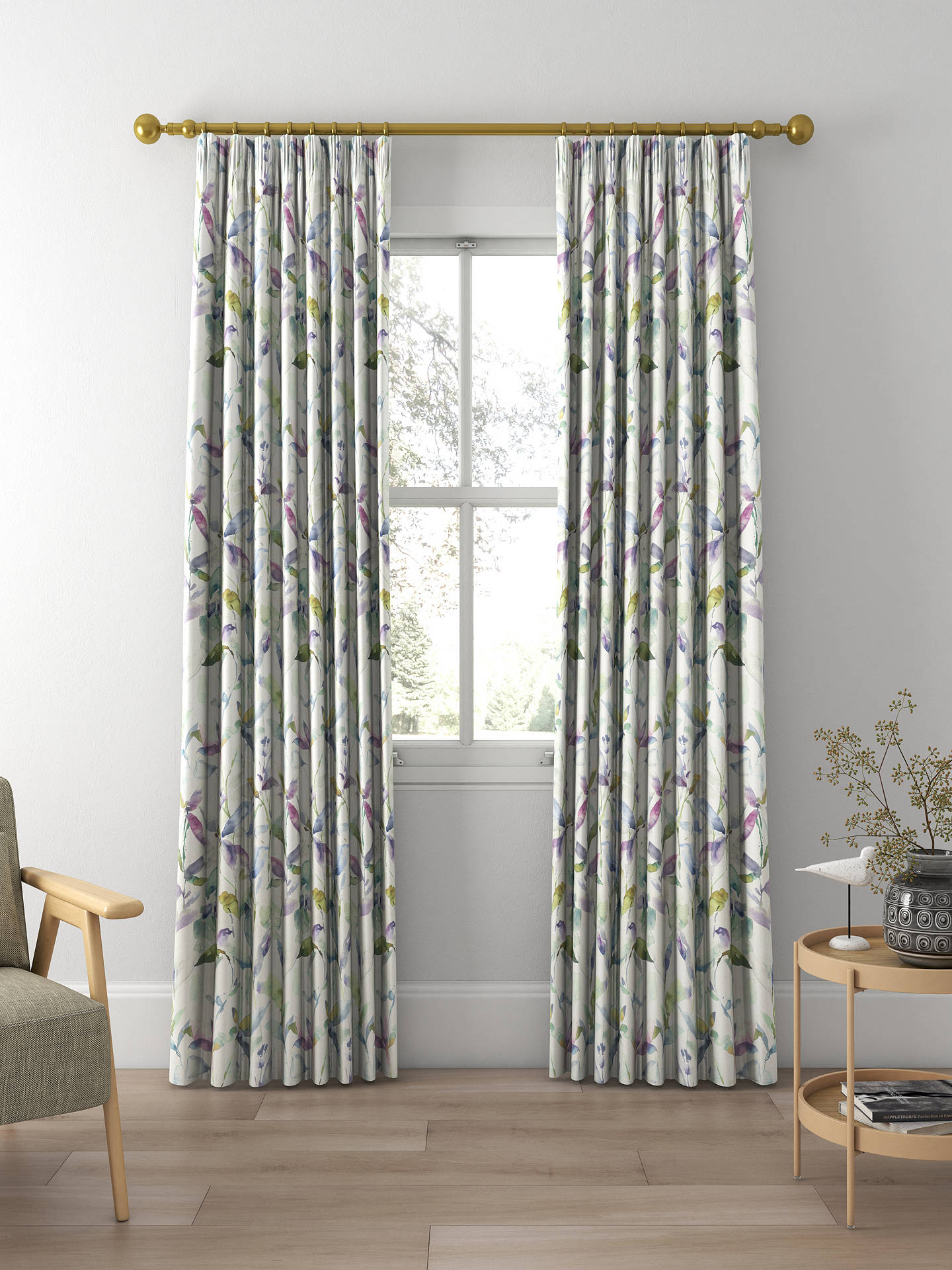 Voyage Naura Made to Measure Curtains, Pacific