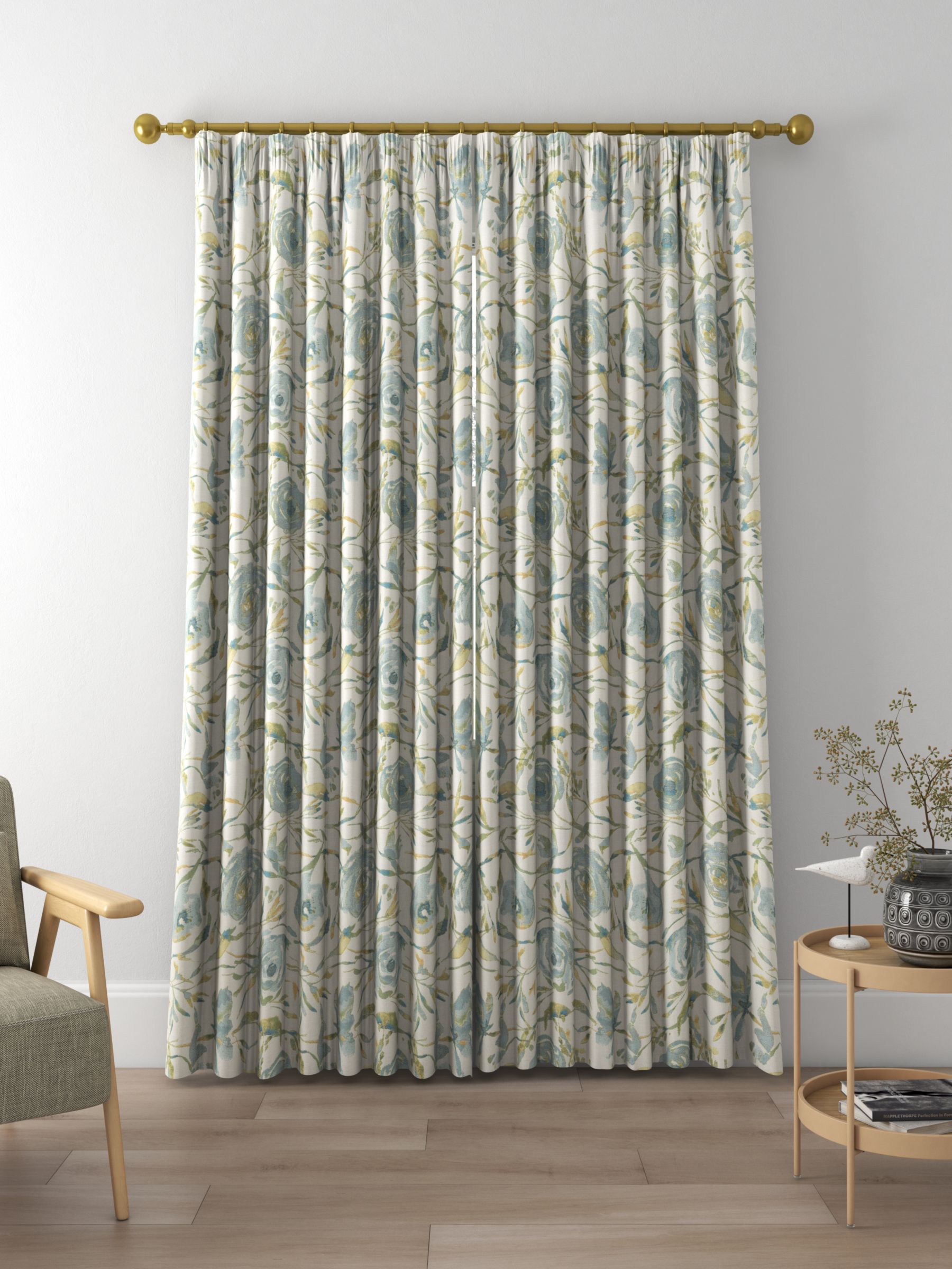 Voyage Meerwood Made to Measure Curtains, Sky