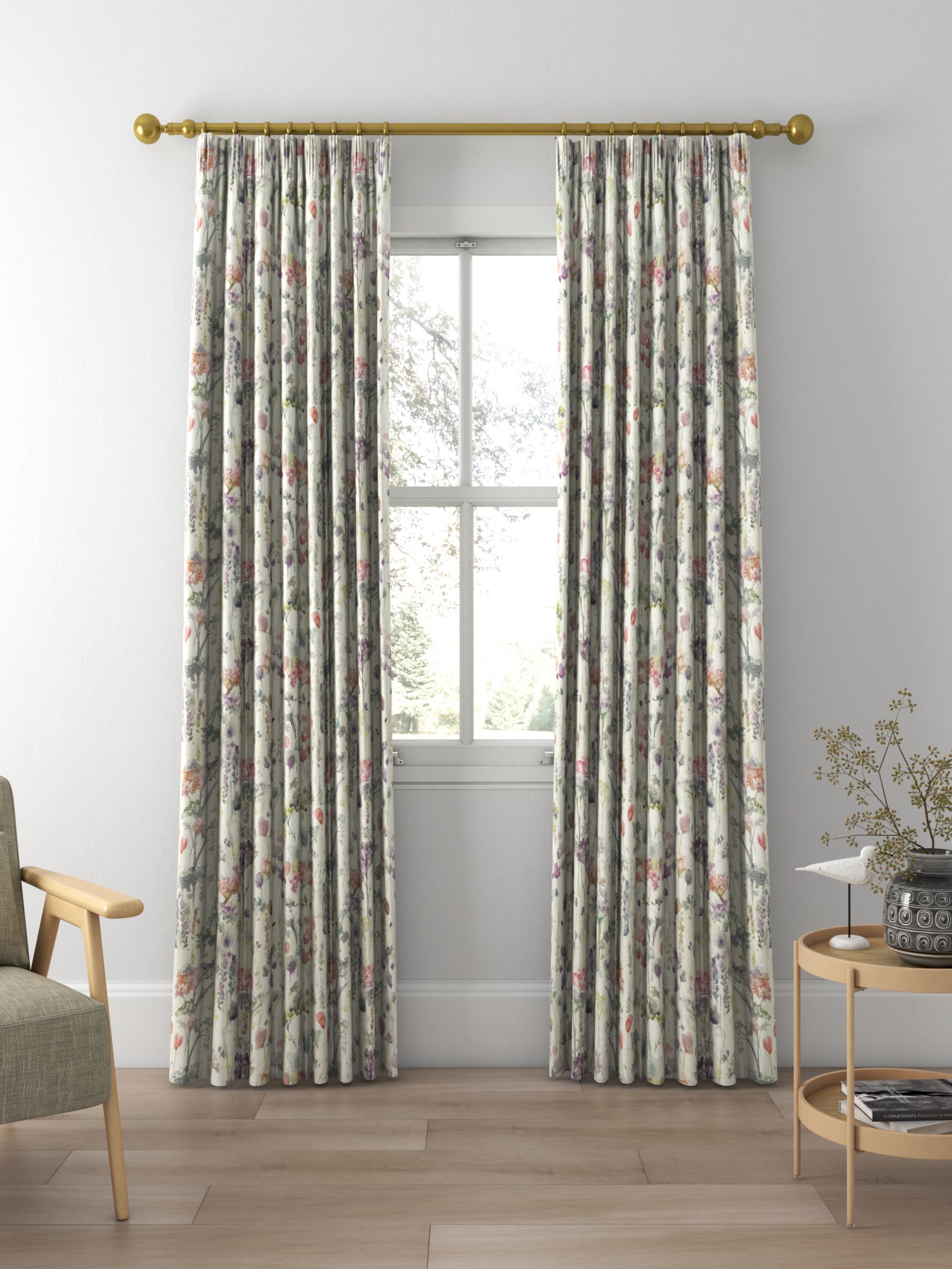Voyage Ilinzas Made to Measure Curtains, Coral