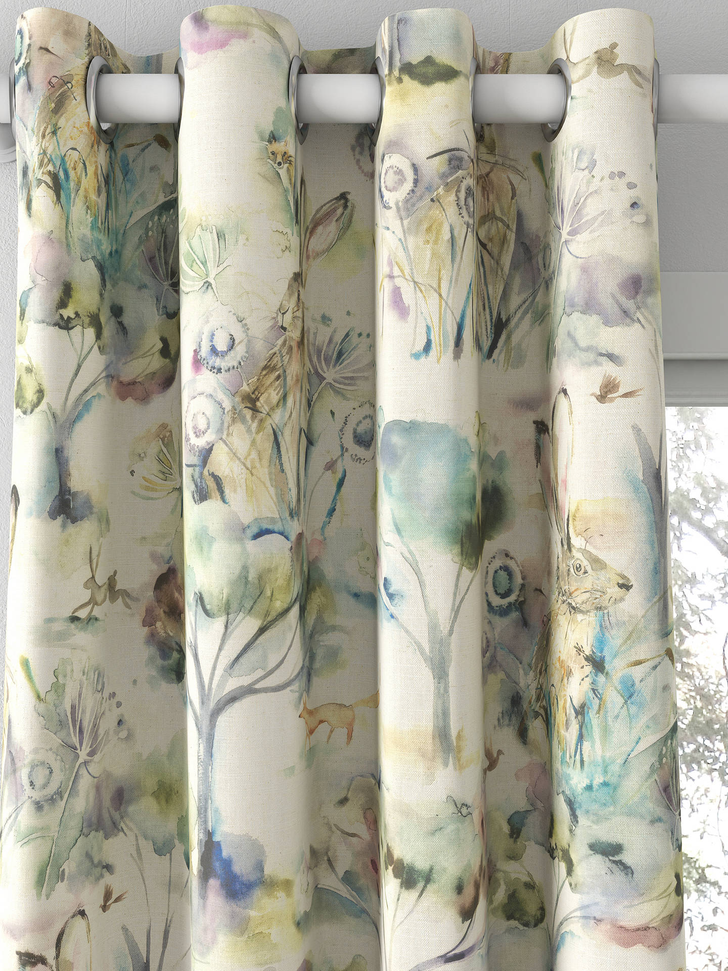 Voyage Grassmere Made to Measure Curtains, Sweetpea